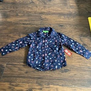 Kids Christmas Dress Shirt